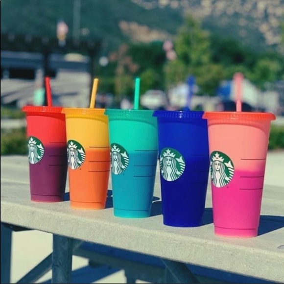 BOX! Starbucks Color Changing Reusable Col…